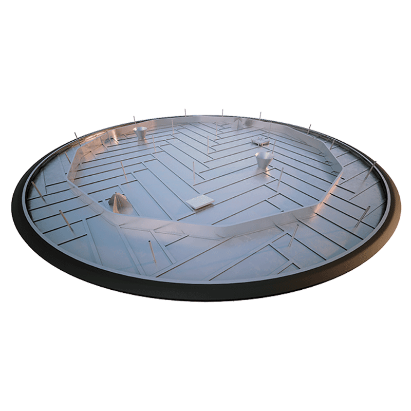 Aluminum Geodesic Dome Roof 19