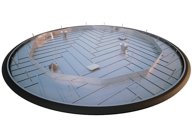 Full Contact Closed-Cell Polyurethane Module Core Internal Floating Roof -  Äager