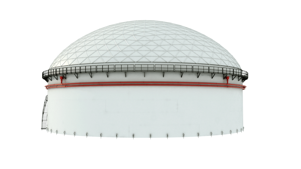 Customizable 5-100 M Diameter Aluminum Geodesic Dome Fot Storage