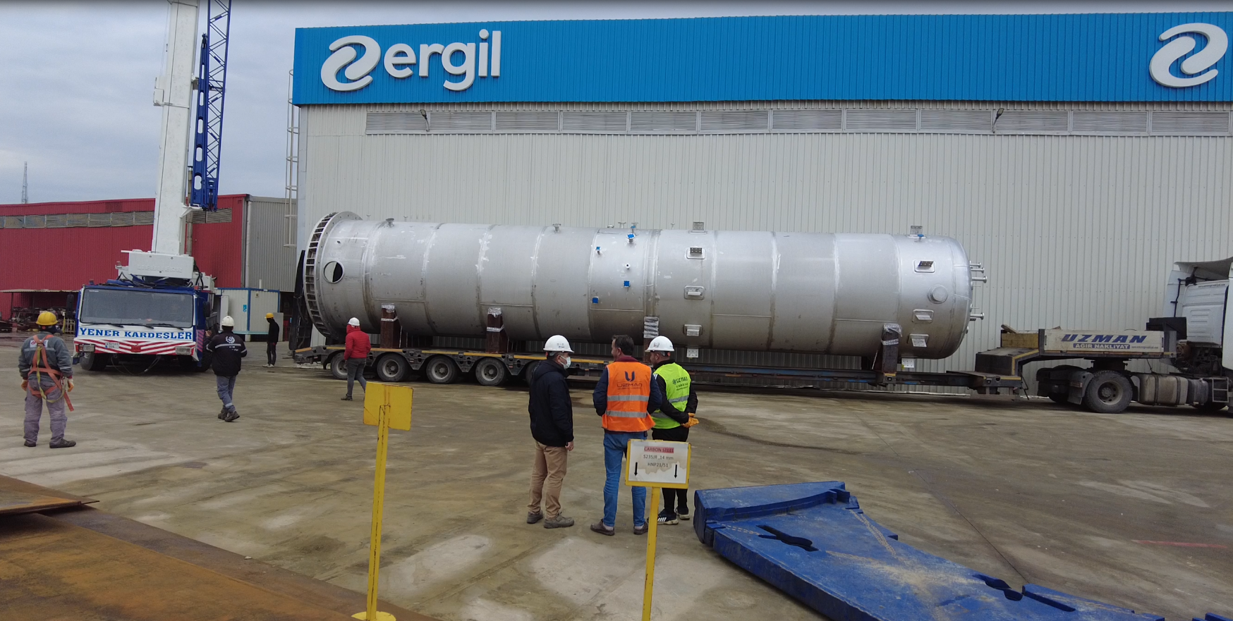 ERGIL is proud to announce the successful completion of our Distilled Nitrile & Crude Nitrile Vessel project 52