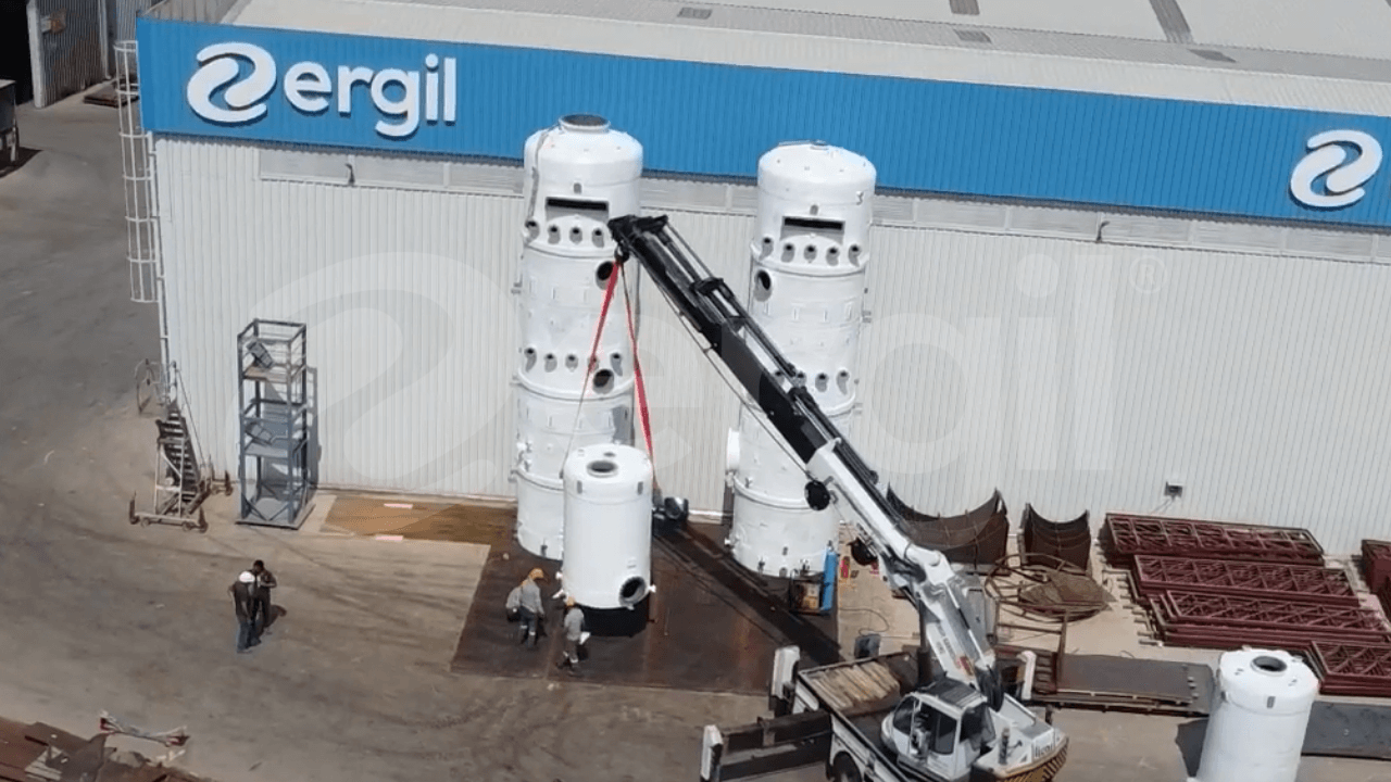 ERGIL successfully completed ETI Bakir Ammonia Plant Wet Packed Scrubber System Project 42