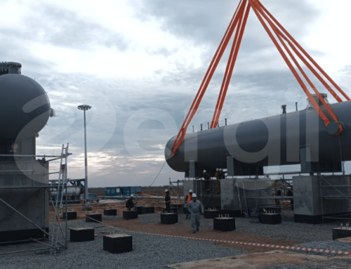 ERGIL | Test Separators, a Production Separator, and a SlugCatcher has successfully reached the installation site