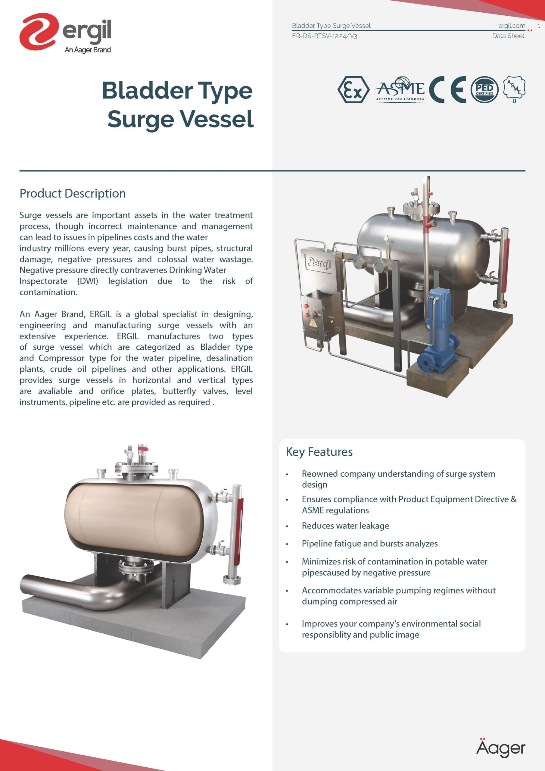 Bladder Type Surge Vessel 5