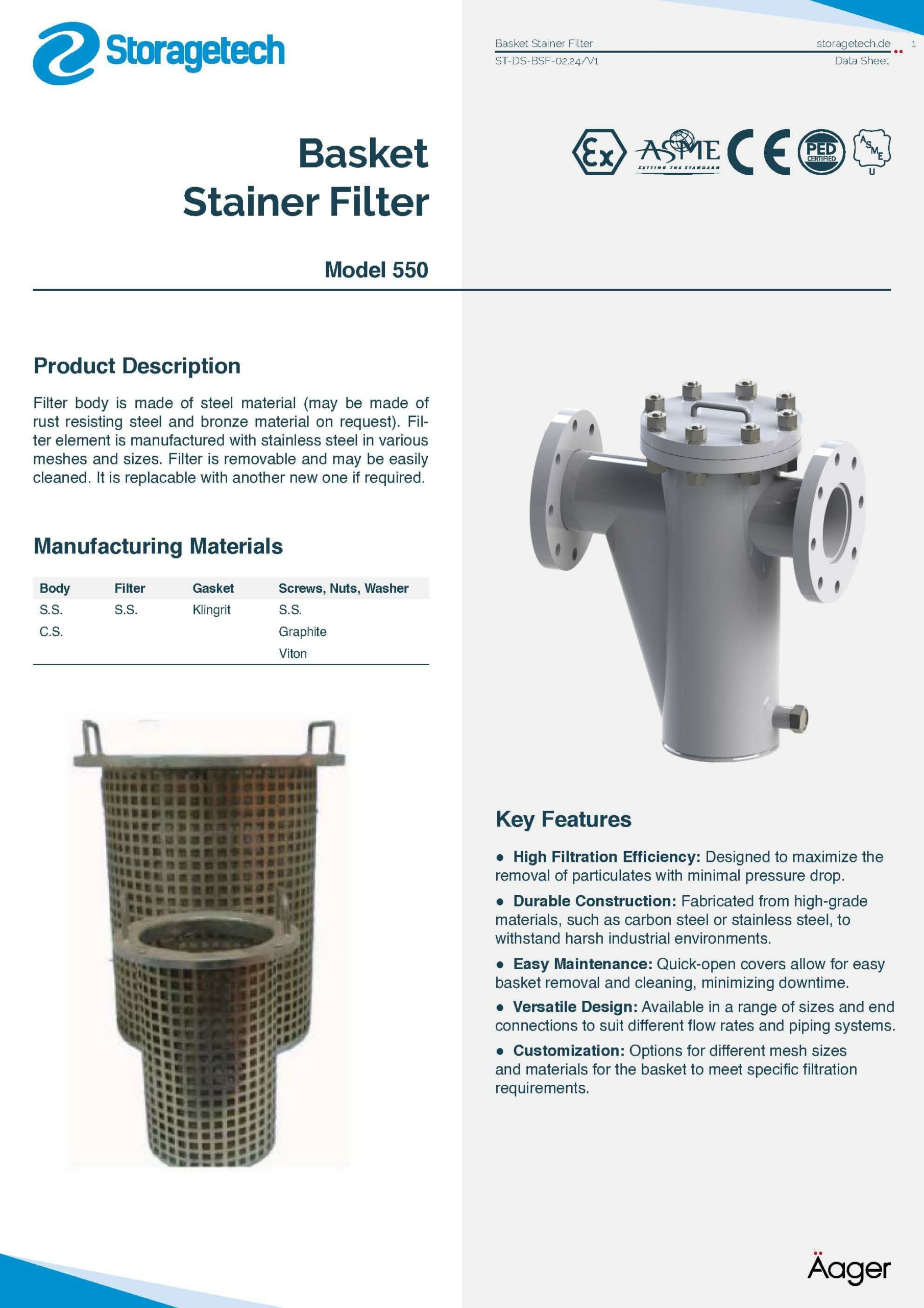 Basket Strainer Filter 5