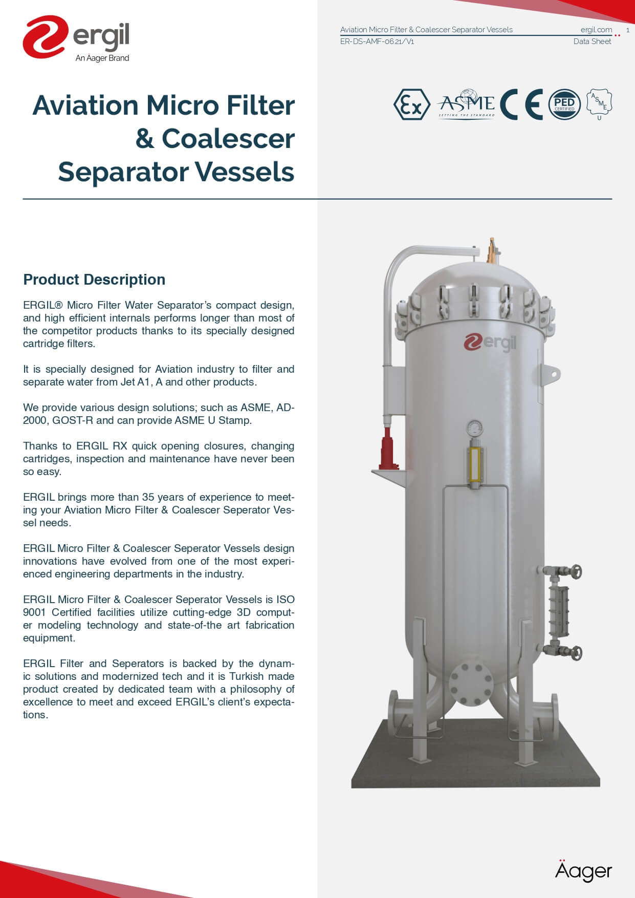 Aviation Water Separators (Vertical) 4