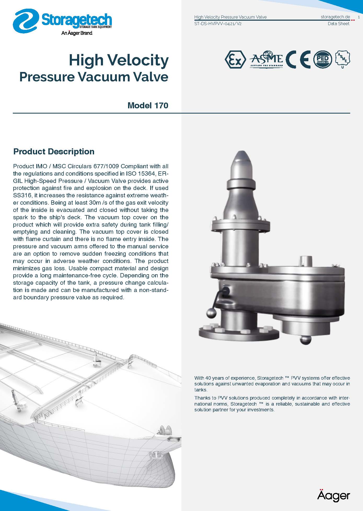 High Velocity Pressure Vacuum Relief Valve 6
