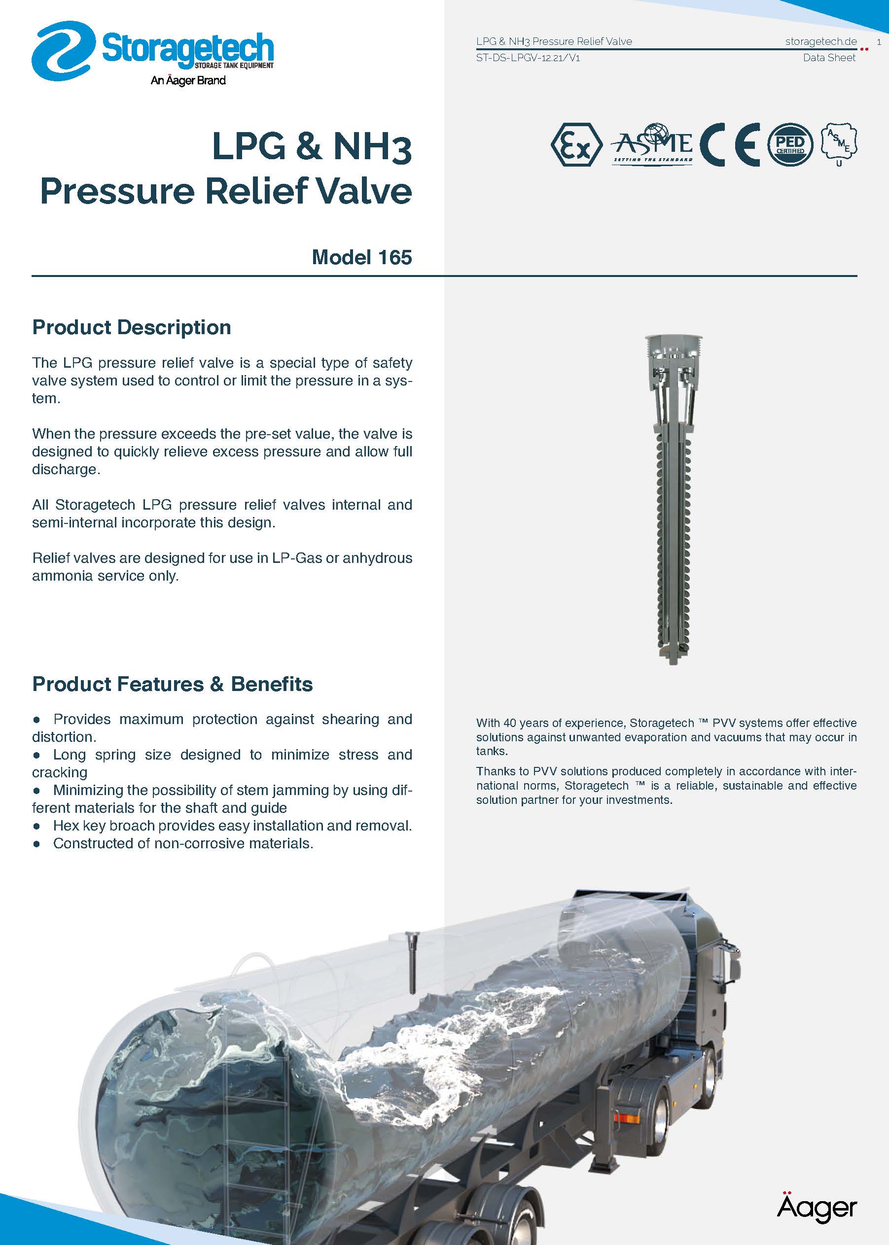 LPG & NH3 Pressure Relief Valve 6