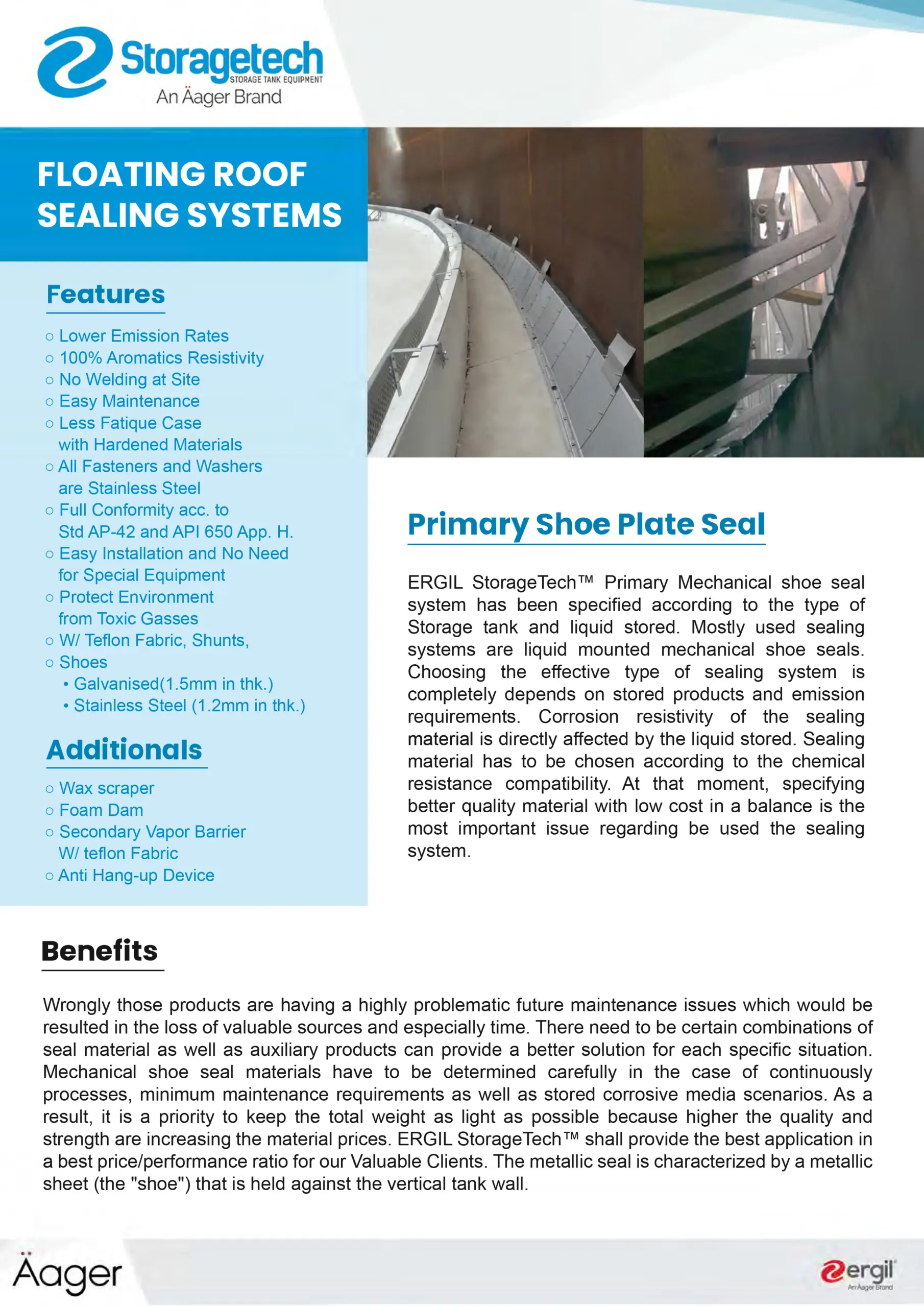 Pantograph Type Mechanical External Floating Roof Seal 5