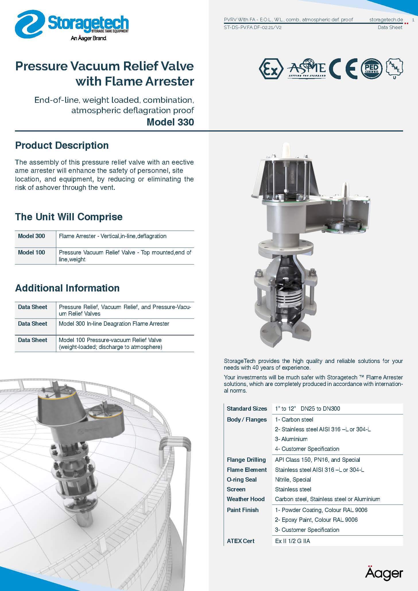 Pressure Vacuum Relief Valve with Flame Arrestor 11 Pressure Vacuum Relief Valve with Flame Arrestor 6